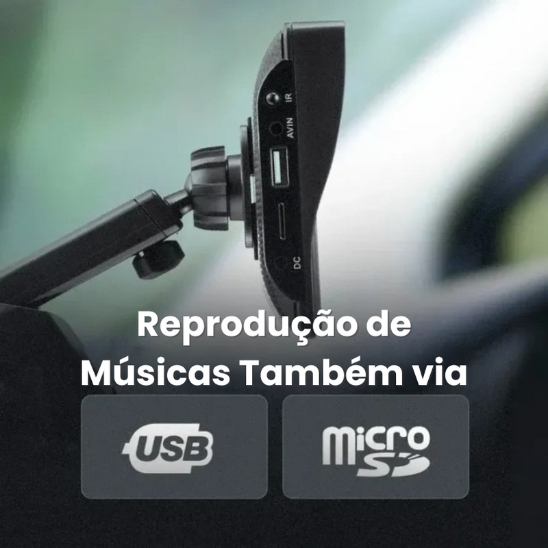 MULTIMÍDIA CONNECT CAR ™ - Apple e Android Carplay para todos os carros!