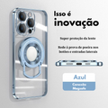 Capa de telefone com revestimento magnético para iPhone