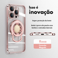 Capa de telefone com revestimento magnético para iPhone