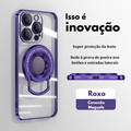 Capa de telefone com revestimento magnético para iPhone